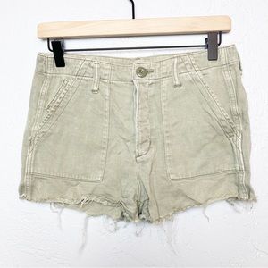 AEO cargo cut off shorts sz 4